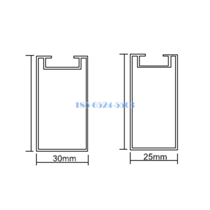 比如管IM电竞 IM电竞平台状矩形铝型材规格(图3)